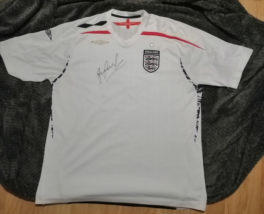 Gary Lineker Signed England Shirt