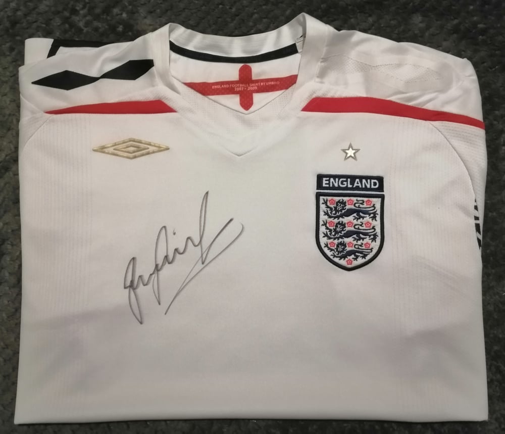 Gary Lineker Signed England Shirt