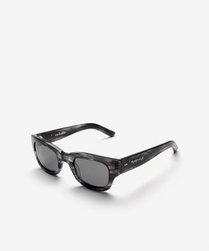Image of POLAR X SUN BUDDIES_LUBNA SUNGLASSES :::BLACK SMOKE:::
