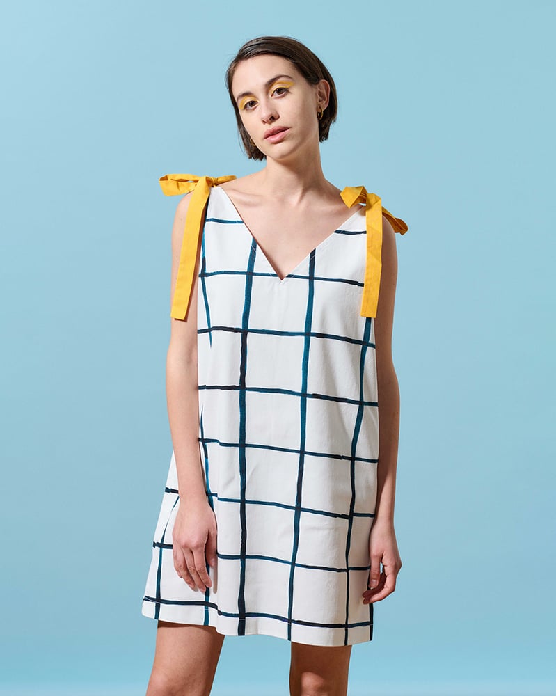 Image of Chess Ribbon Dress