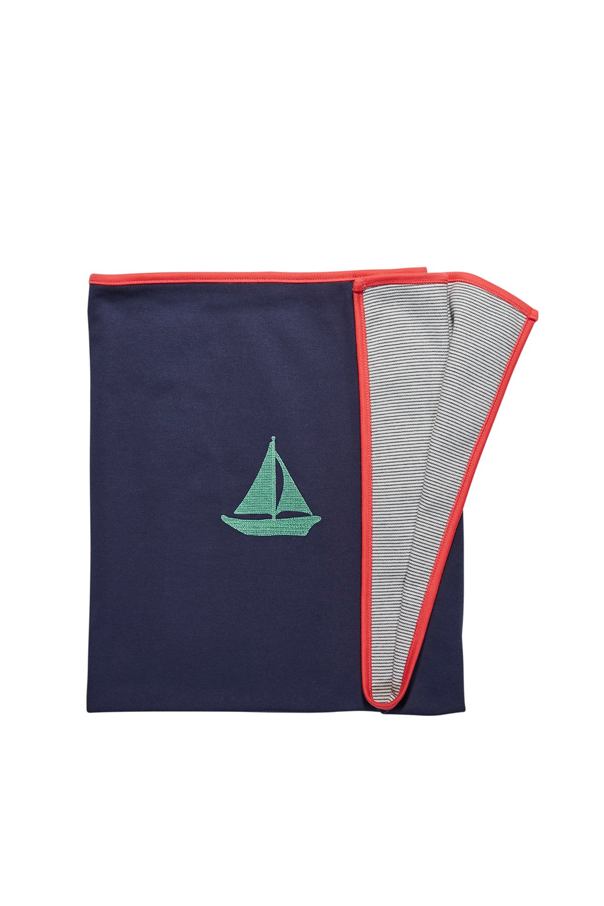 Image of Decke mit Segelboot Art.815784 (B)