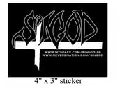 Image of B & W Singod sticker