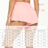 2 in 1 Flowy Tennis Skirts Gym Yoga Athletic Running Workout Exercise Fitness Comfy  Lounge Shorts