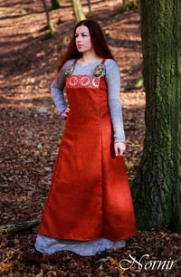 Image 1 of Viking woolen apron dress choose from 18 colours