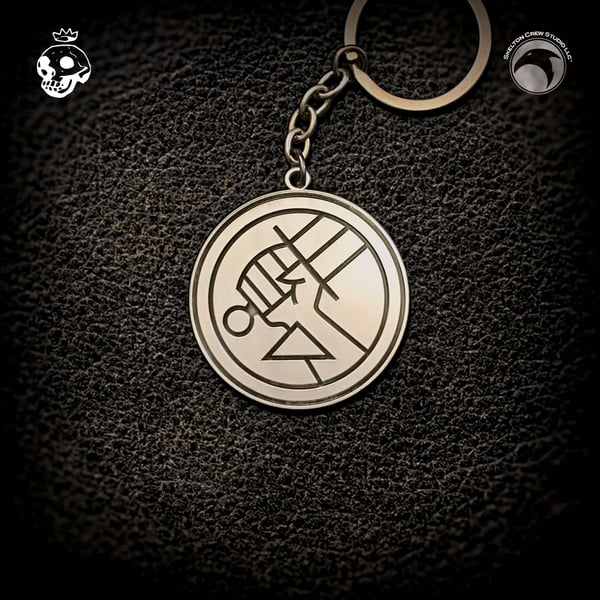 Image of Hellboy/B.P.R.D: B.P.R.D. Logo keychain!