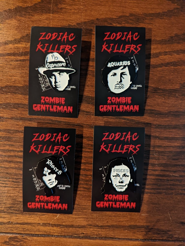Image of Zodiac Killers Enamel Pins