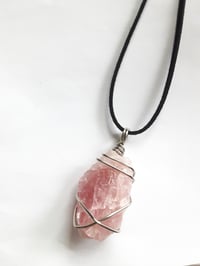 Image 2 of Rose quartz leather