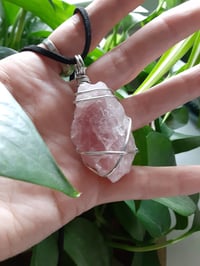 Image 3 of Rose quartz leather