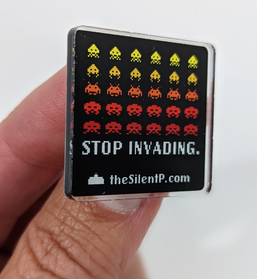 "Stop Invading" SPECIAL SET (all 3 items)