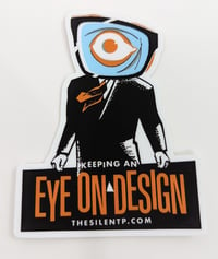 Image 1 of "Eye On Design" Custom Die Cut Vinyl Sticker