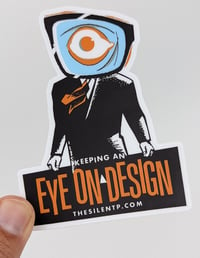 Image 3 of "Eye On Design" Custom Die Cut Vinyl Sticker