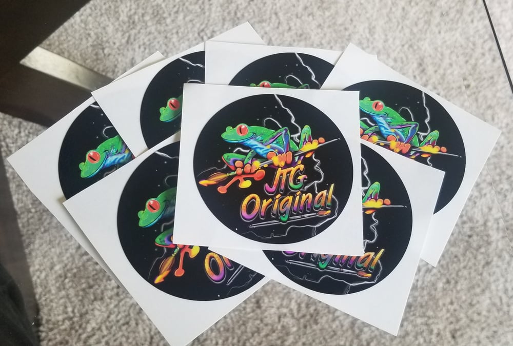 JTG Froggy Logo 3" Waterproof Stickers