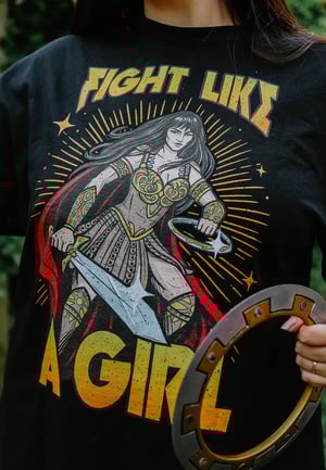 Image of "Fight Like A Girl" Warrior T-Shirt