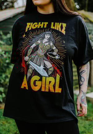 Image of "Fight Like A Girl" Warrior T-Shirt
