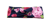 Pink Blossom Turban Headband