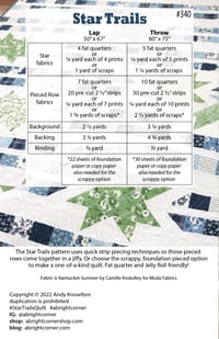 Image 2 of Star Trails Pattern - PDF Version