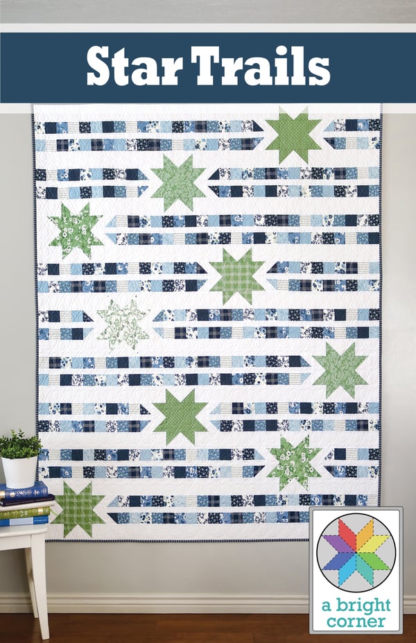 Split Stars Quilt Pattern - PAPER pattern | A Bright Corner
