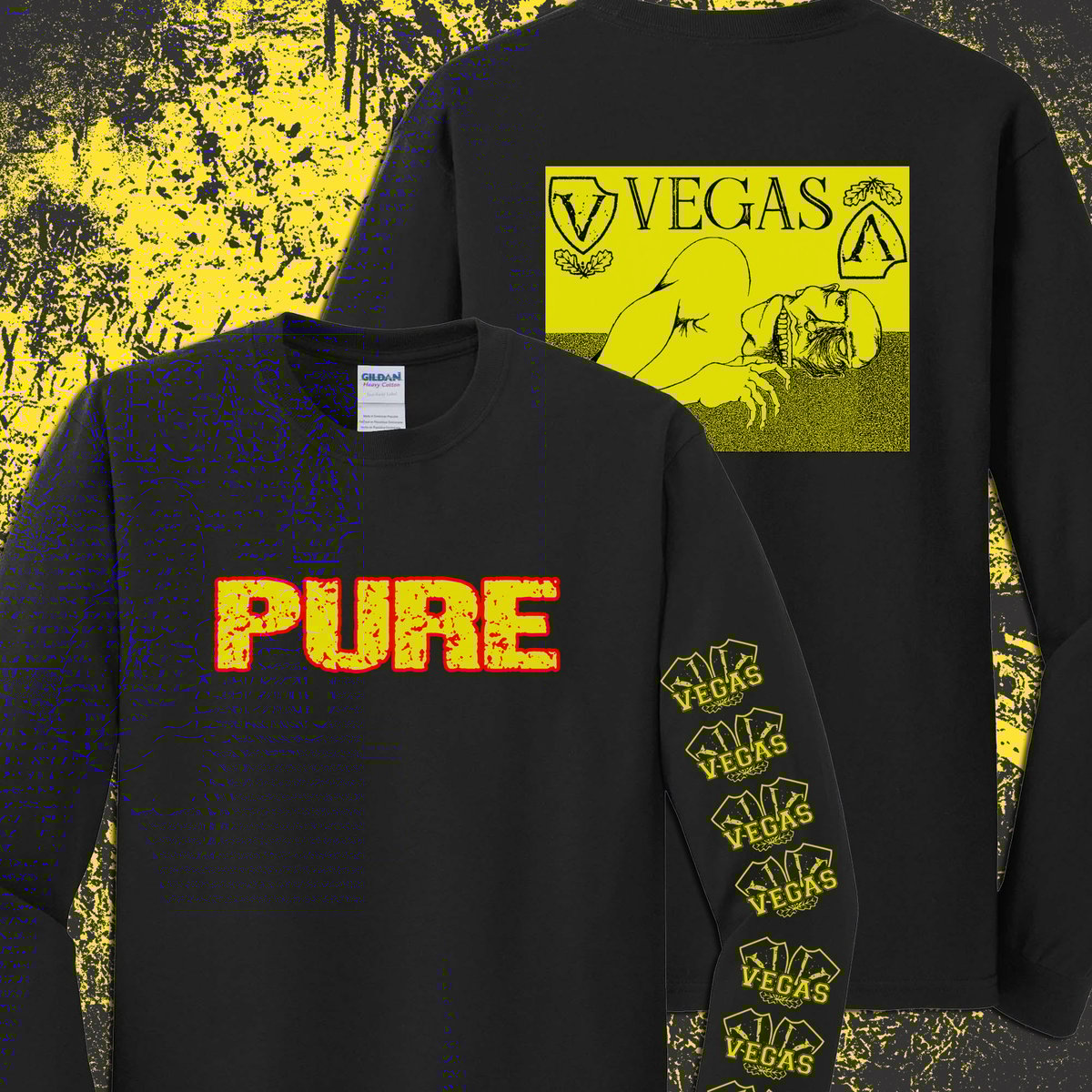 Vegas Pure Longsleeve Tshirt / Head2Wall Records