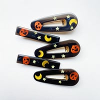 Image 1 of Spooky Szn Black Hair Clip