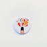 Heart Thoughts Button Pin Image 2