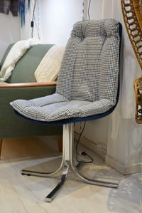 Image 5 of Chaise chromé bleu et PDP