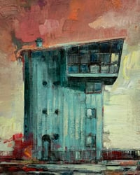 Image 2 of Painting / maleri / "ISLANDS BRYGGE – Malerdrømme og tankestreger – Brohuset"