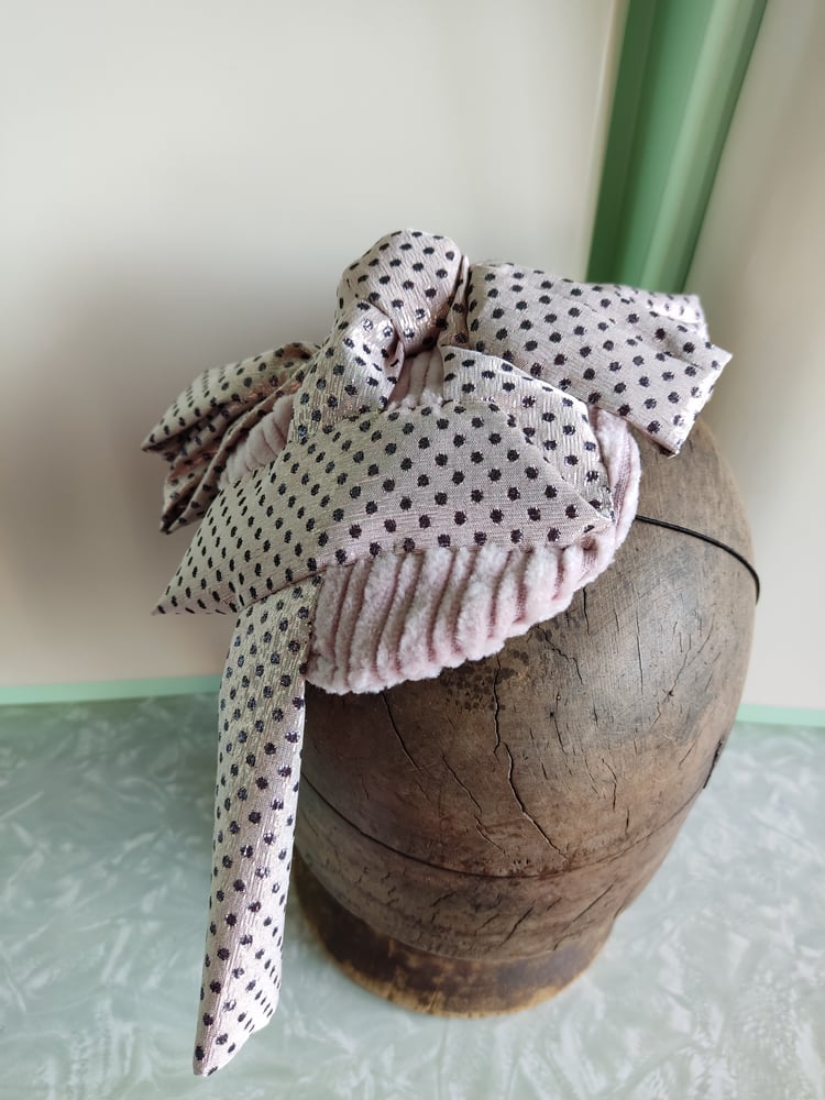 Image of Fascinator super fiocco rosa