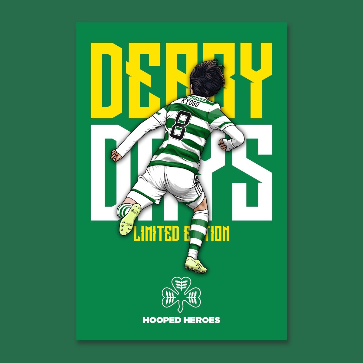 Derby Days Kyogo Cup Final Pin Badge And Stickers | Celtic Pin Badges