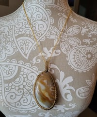 Image 4 of Large Golden Agate Pendant 