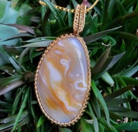 Image 3 of Large Golden Agate Pendant 