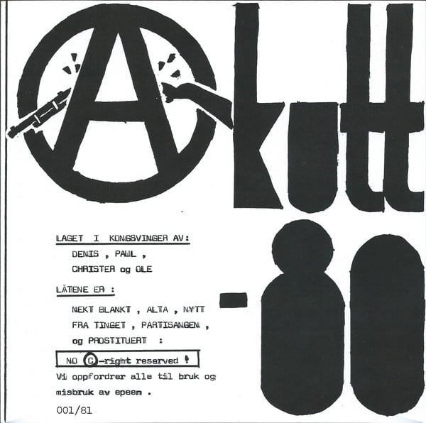 Image of AKUTT-80 - s/t 7"