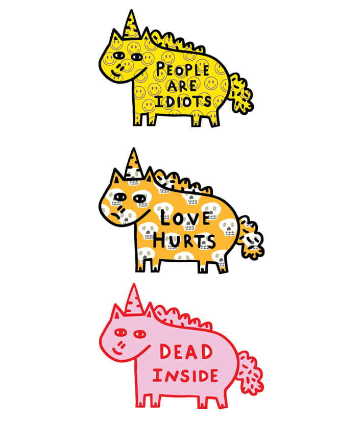 Image of 3 x Feel Good Sticker Pack