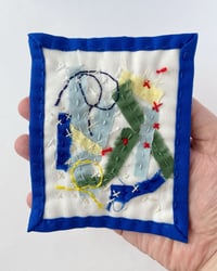 Image 2 of Scraps No. 11 - Tiny Handsewn Art Quilt