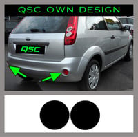 Image 1 of X2 Mk6 Ford Fiesta rear reflector overlay decals 