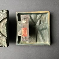 Image 5 of Set of two Bronze Handles with Abstract Relief