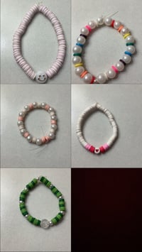 clay bead bracelets! 