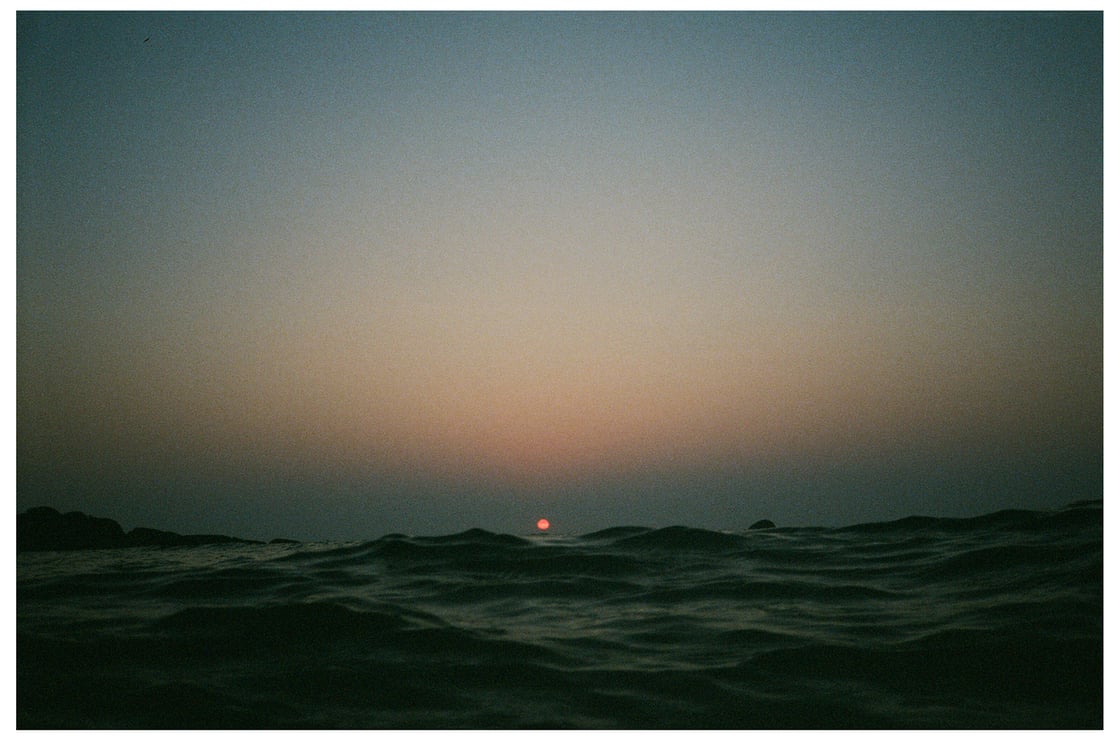 Image of Sunsetting Wave, 2017.