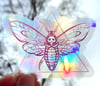 Moth Suncatcher, Rainbow Maker Decal