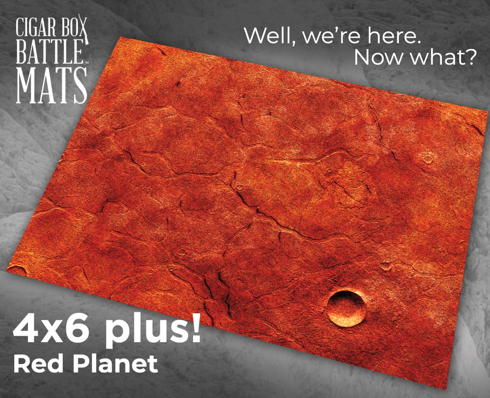 Image of Red Planet Z - #2080 -- 6'x4' plus