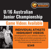 $349 - 2022 U16 Championships - Individual Player Highlight Package