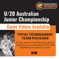 $179 - 2022 U20 & Ivor Burge Championships - Total Tournament Team Package
