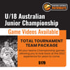$179 - 2022 U18 Championships - Total Tournament Team Package