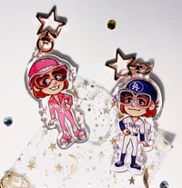 Image 1 of [LAST ONE!] Elton John Double-Sided 2.5in Acrylic Charm