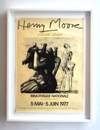 Image 2 of henry moore / bibliothèque nationale poster / 30/111