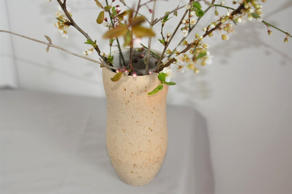 Image of Stor spættet vase