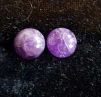 Image 4 of Semi Precious Stone Crystal Stud Ear-Rings (1)