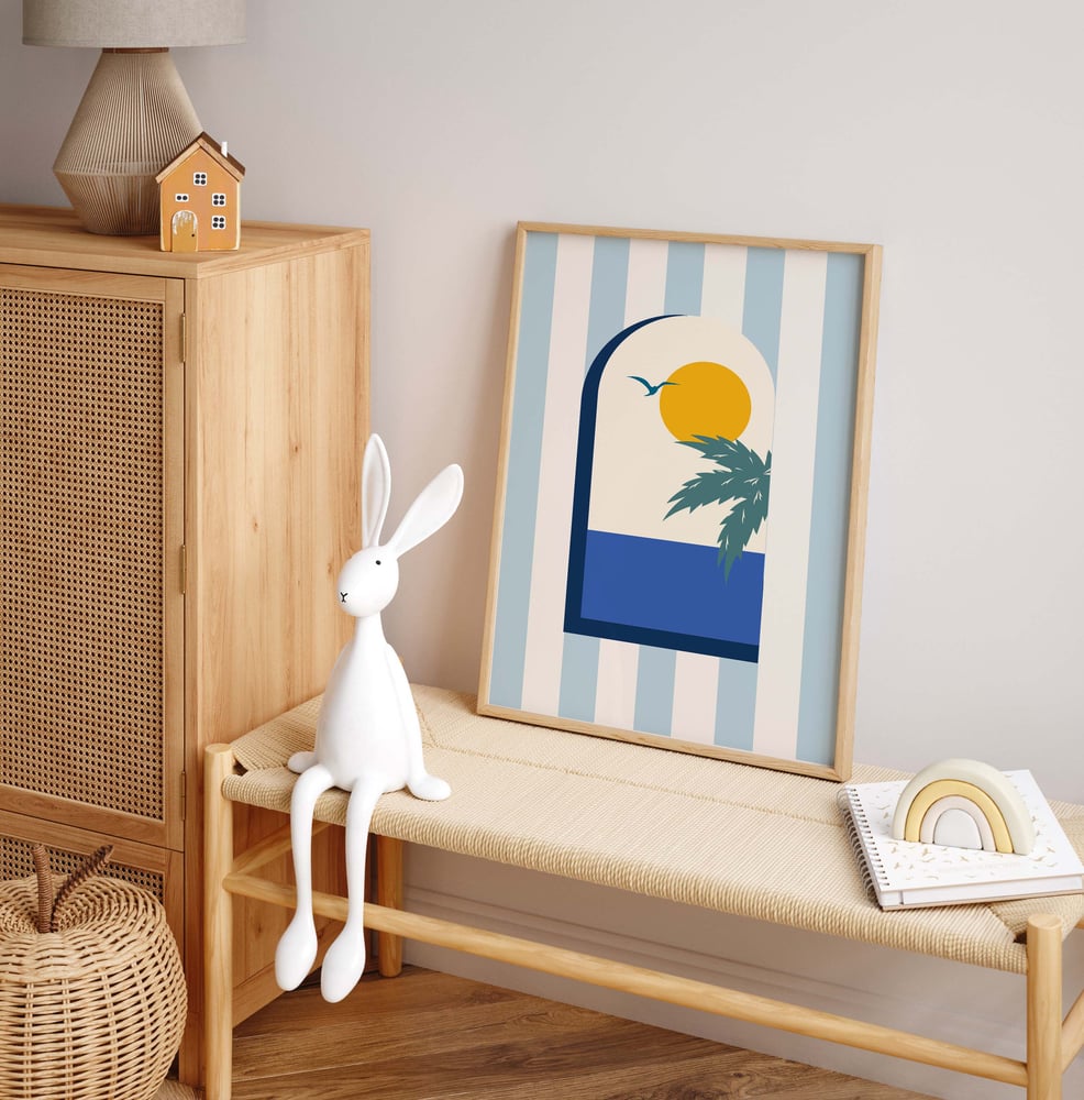 Image of Affiche Fenêtre sur l'été