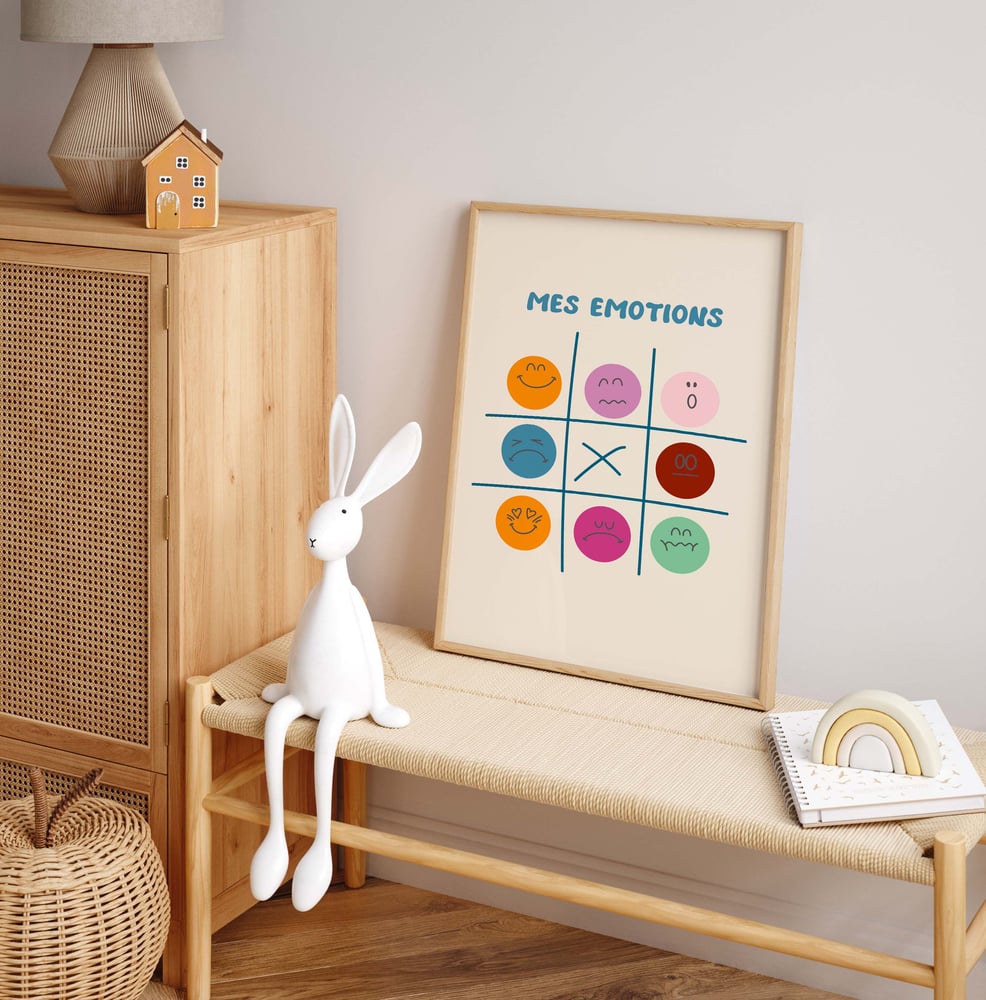 Image of Affiche Morpion des Emotions