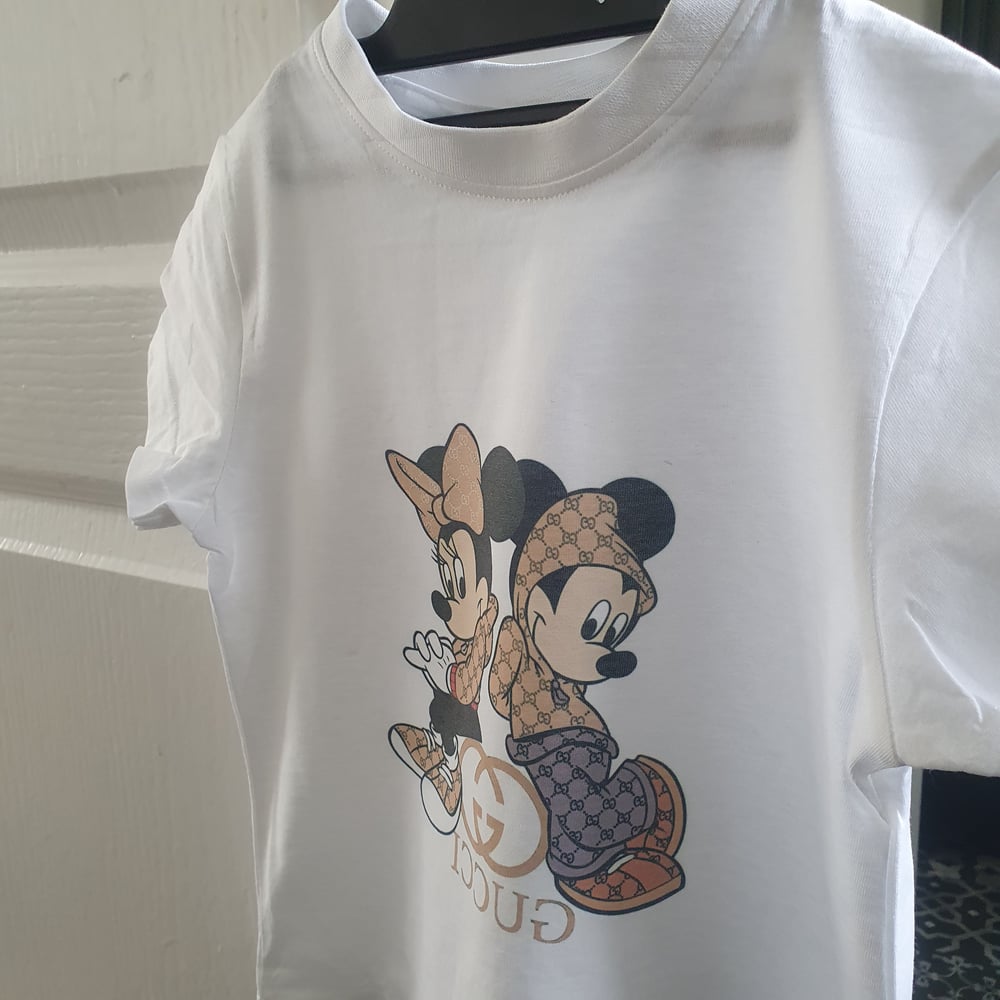 Image of Kids Unisex Mirrored Gucci Disney  logo