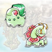 Image 2 of Gen 2 Starter Pokemon Stickers